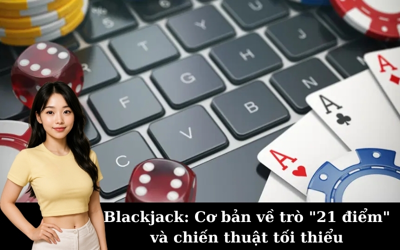 Blackjack: Cơ bản về trò "21 điểm" và chiến thuật tối thiểu
