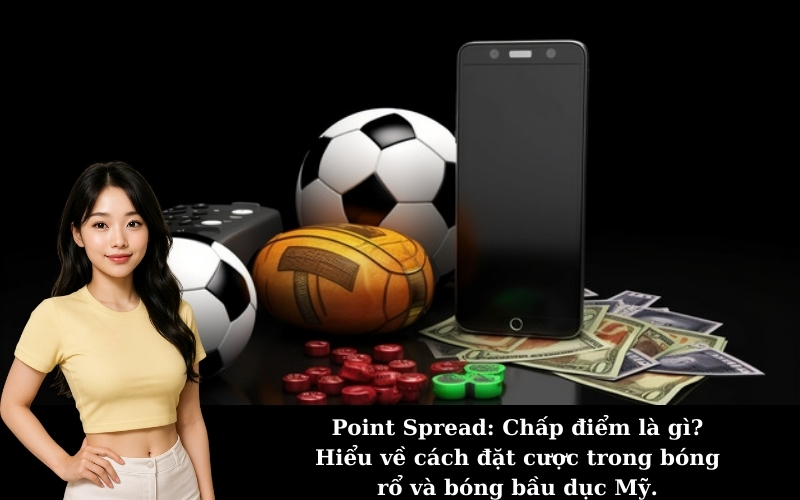 Point Spread: Chấp điểm là gì? Hiểu về cách đặt cược trong bóng rổ và bóng bầu dục Mỹ.